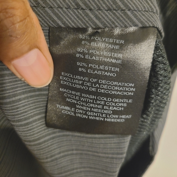 Hang Ten | Men's Gray and Black Striped Hiking or Athleisure Shorts (Size 40) - Picture 8 of 13